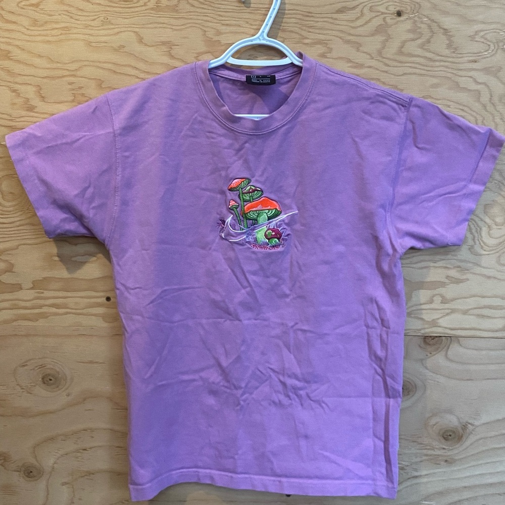 Nike Purple Short Sleeve Tee with embroidery